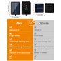 Guirlande Lumineuse Exterieure,12M 100 LED Guirlande Solaire Exterieur,8 Modes IP65 Étanche, Guirlande Lumineuse Solaire, Lumier