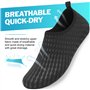 RUOMU Chaussures Aquatiques Chaussons de Plongée d'eau Chaussettes Aqua pour Piscine et Plage Sports Nautiques Natation Surf Voi