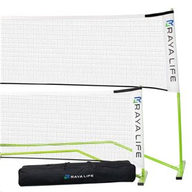 RayaLife Filet de Pickleball Portable et Filet de Badminton 2 en 1 à 7
