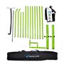 RayaLife Filet de Pickleball Portable et Filet de Badminton 2 en 1 à 7,7 m de Largeur – Filet de Pickleball Multi-Sports pour in