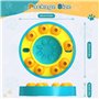 Yirochan Jouets interactifs pour chiens pour alimentation lente, jouets puzzle 2 en 1 distributeur de friandises pour chiens et 