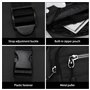 Sac Gilet Tactique, Sacoche Poitrine Sport Homme Femmes Sac Radio Harnais Utilitaire avec Support de Téléphone Intégré pour Entr