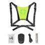 SWAREY Gilet de Cyclisme Réfléchissant Clignotant pour Vélo Lumiere Velo Haute Visibilité Sécurité Nuit Course Vélo Accrocheurs