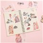 54 Feuilles Scrapbooking Autocollants dans Différents Modèles Sea Animal Forme Deco Autocollant Fleurs Feuilles Autocollant pour