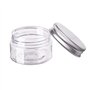 6PCS 120ml récipients cosmétiques en plastique avec des bouchons en aluminium crème boîte de lotion pommade bouteille bouteille 