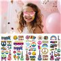 KIMIGO Lunettes de Soleil Femme Cœur Rétro - 18 Paires pour Mariage/Vacances/Extérieur/Photographie,lunettes coeur pour cadeaux 