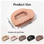 TTPSRY Lot de 6 Pince Cheveux Femmes Grande Pinces Griffes Clips Antidérapantes Epais Grosse Pince Plate Cheveux Colourful Barre