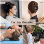 TTPSRY Lot de 6 Pince Cheveux Femmes Grande Pinces Griffes Clips Antidérapantes Epais Grosse Pince Plate Cheveux Colourful Barre