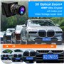 ELP Caméra USB 48 MP 8K Ultra HD USB avec Objectif Zoom Manuel 3,6 à 10 mm 3X Webcam pour Ordinateur Lightburn Caméra Gros Plan 