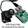 ELP Caméra USB 48 MP 8K Ultra HD USB avec Objectif Zoom Manuel 3,6 à 10 mm 3X Webcam pour Ordinateur Lightburn Caméra Gros Plan 
