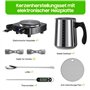 ZIONYA Kit de fabrication de bougies professionnel - Pot d'arrosage en acier inoxydable de 900 ml + outils - Kit complet pour dé