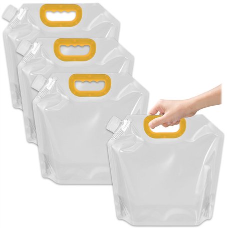 Jiavlyx 4 Pièces 10L Bidon À Eau Pliable
