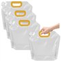 Jiavlyx 4 Pièces 10L Bidon À Eau Pliable