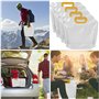 Jiavlyx 4 Pièces 10L Bidon À Eau Pliable, Transparent Sac d'eau Pliable, sans BPA, Eau Potable Conteneur, Réutilisable Bidon d'e