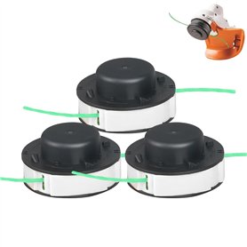 Moupaa Lot de 3 bobines de fil de rechange pour Stihl Fsa 56