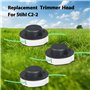 Moupaa Lot de 3 bobines de fil de rechange pour Stihl Fsa 56, Weed Eater String pour Stihl Autocut 2-2 Fsa 56