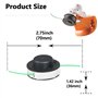 Moupaa Lot de 3 bobines de fil de rechange pour Stihl Fsa 56, Weed Eater String pour Stihl Autocut 2-2 Fsa 56