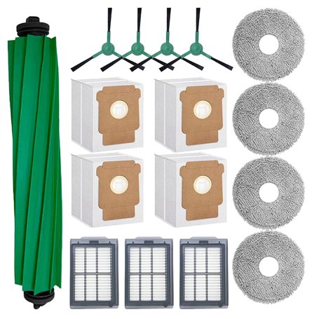 Dxyue Kit de 16 pièces de rechange pour aspirateur robot iRobot Roomba Plus 405 Combo/505 Combo