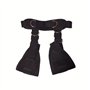 1 ensemble de sport d'exercice de jambe de yoga en nylon noir d'exercice pour les jambes