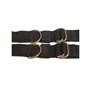 1 ensemble de sport d'exercice de jambe de yoga en nylon noir d'exercice pour les jambes