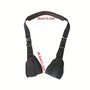 1 ensemble de sport d'exercice de jambe de yoga en nylon noir d'exercice pour les jambes