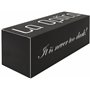 Lunettes de soleil La Optica UV 400 - Unisexe - Pour homme et femme - Vintage - Rondes - Couleurs : miroir - Noir, Noir caoutcho