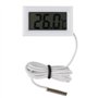 BOJACK 4 Pcs Thermomètre Réfrigérateur Thermomètre LCD Numérique avec Sonde Étanche pour Réfrigérateur Congélateur Aquarium Ther