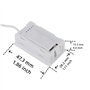 BOJACK 4 Pcs Thermomètre Réfrigérateur Thermomètre LCD Numérique avec Sonde Étanche pour Réfrigérateur Congélateur Aquarium Ther