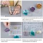 MengH-SHOP Résine Moule en Silicone Outil de Bijoux en Silicone Moules et Outils de Coulée de Résine pour Pendentif Bracelet DIY