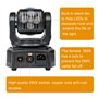50W RGBWA/UV 6 en 1 Professional Mini Moving Head Éclairage de scène pour DJ Disco Restaurant Club Mariage Home Party