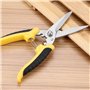 8" 200mm Sécateur Ciseaux de Jardin, Cisailles d'élagage Professionnelles Bypass en Acier Inoxydable Greffage Scissor Outil de J