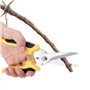 8" 200mm Sécateur Ciseaux de Jardin, Cisailles d'élagage Professionnelles Bypass en Acier Inoxydable Greffage Scissor Outil de J