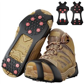 Holaluk Crampons à Neige pour Chaussures et Bottes