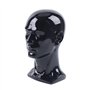Xigner Tête de mannequin homme en PVC 50 cm - Porte Perruque, Tete a Coiffer Perruque, Pour chapeaux, turbans, écharpes de cou e