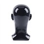 Xigner Tête de mannequin homme en PVC 50 cm - Porte Perruque, Tete a Coiffer Perruque, Pour chapeaux, turbans, écharpes de cou e
