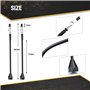 Bras magnétique avec pinces crocodiles - 130 mm - Troisième main - 2 bras flexibles pour pinces
