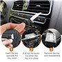 TDUNSYA 4 Pièces Clé Extraction Autoradio,Autoradio Adaptateur Demontage,Outil de Déverrouillage D'autoradio avec Manchon en Cao