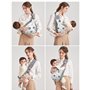 Porte-bébé Mumgaroo, Echarpes de portage dès la naissance, multifonction, en maille respirante, pour bébés de 0 à 36 mois, tout-