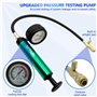 ZKTOOL Kit testeur de pression de réservoir de radiateur moteur, kit de test de fuite de réservoir d'eau, détecteur de fuite de 