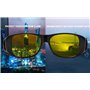 ehomiiii Lunettes de nuit polarisées, anti-éblouissement et protection UV 400, idéales pour la conduite, la pêche, le golf, desi