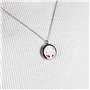 Aromathérapie Huile Essentielle Diffuseur Pendentif Arbre de Vie en Acier Inoxydable Collier Pendentif Parfum Cadeau de Noël Bij