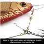 Behogan Systèmes à visser dans le brochet : (S M L) - Trois modèles en kit de crochets Stinger avec système de bas de ligne, ham