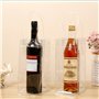 Lot de 12 sacs à glace pour bouteilles : 10 x 25 x 10 cm en PVC transparent, sac à glace anti-fuite avec poignée pour bière froi