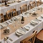 Nappe en Jute 30 cm x 10 m, Chemin de Table en Toile de Jute Naturelle, décoration de Table Lavable et découpable, Convient pour