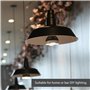 Sporgo Lot de 3 suspensions de lampe E27 : câble de 100 cm, douille de lampe E27 avec anneau de fixation, câble textile réglable
