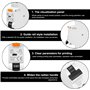 Interrupteur FI/LS - 30 mA - Disjoncteur différentiel - Disjoncteur FI 1P+N 6kA - 16 A - Courant nominal - Disjoncteur protégé R