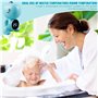 Thermomètre de bain numérique pour bébé, avec écran tactile LED, voyant d'avertissement, fonction d'alerte de température, therm