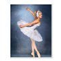 DCIDBEI 30x40CM 5D Rond Peinture au Diamant Ballerine