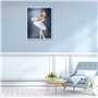 DCIDBEI 30x40CM 5D Rond Peinture au Diamant Ballerine, DIY Diamond Painting Femme Élégante, Kit de Puzzle Diamant Acteur Pour Ad