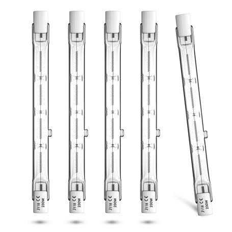 Bonlux Ampoule Halogène R7S 230W 118MM Dimmable Blanc Chaud 2800K